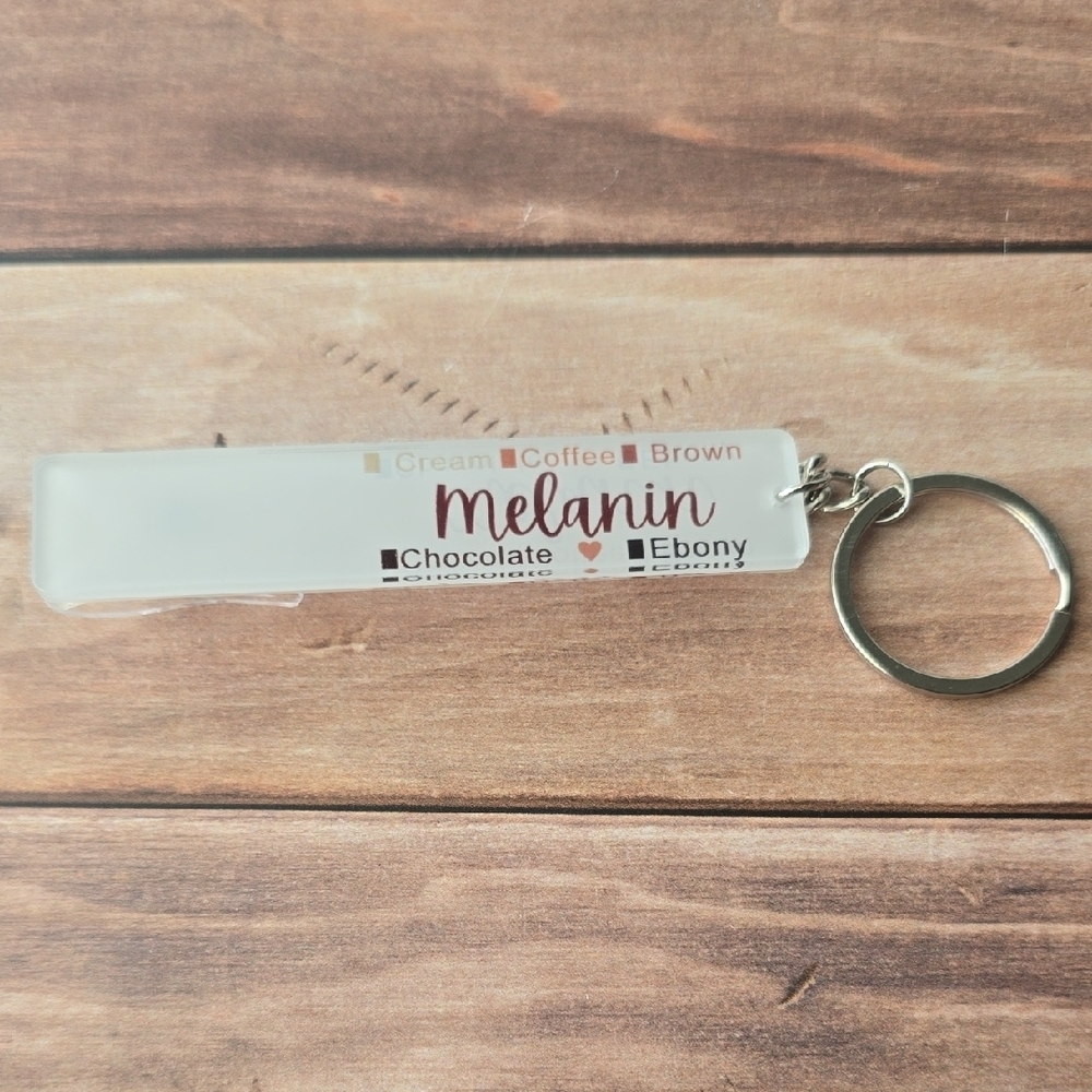 Melanin Card Key Holder and Remover - Cream and Brown